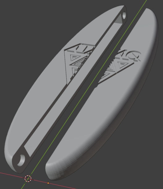 A complex 3D model being designed on a computer screen.